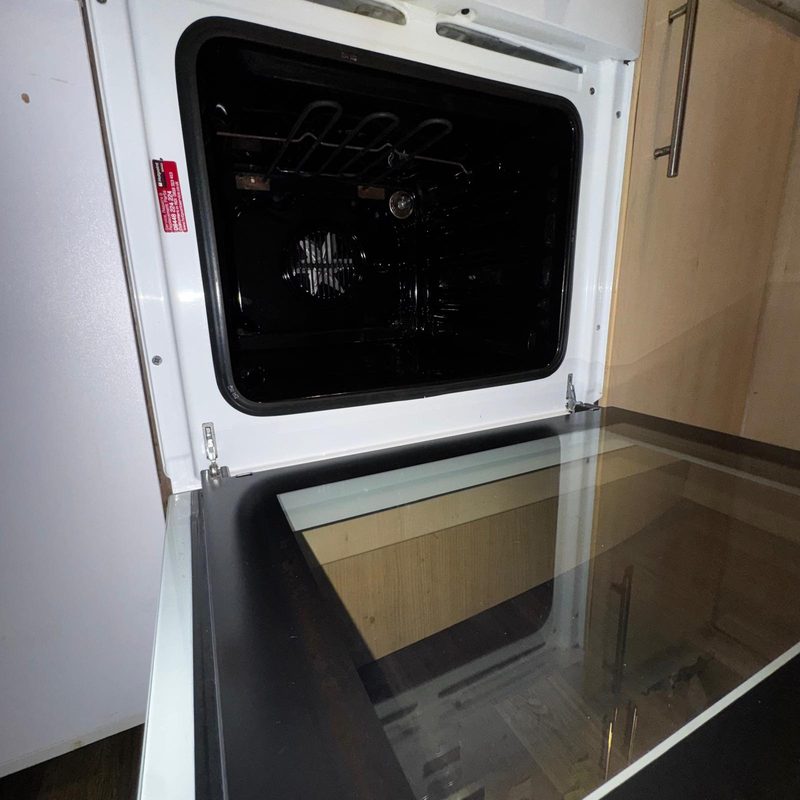 After - door and glass